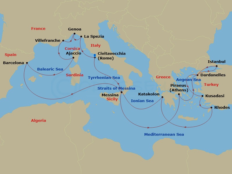 Cruise Map