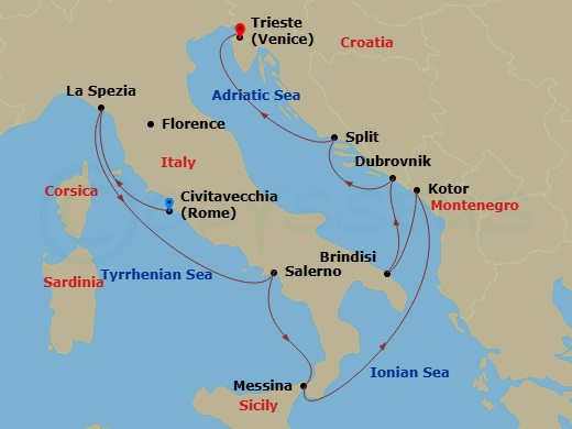 Cruise Map