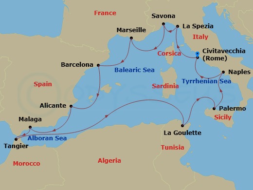 Cruise Map
