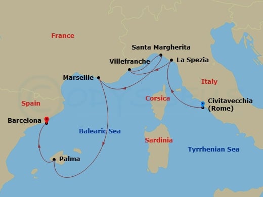 Cruise Map