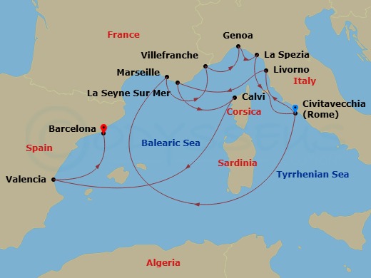 Cruise Map