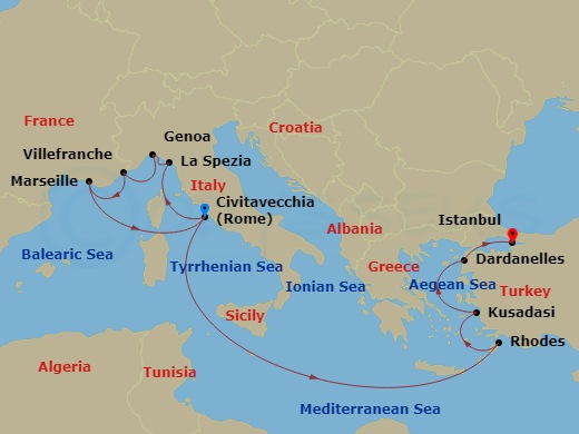 Cruise Map