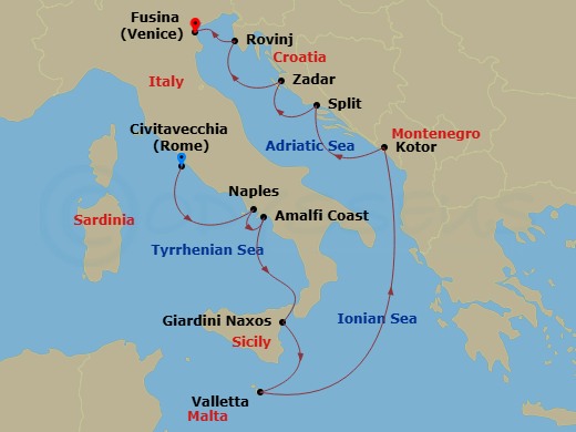 Cruise Map