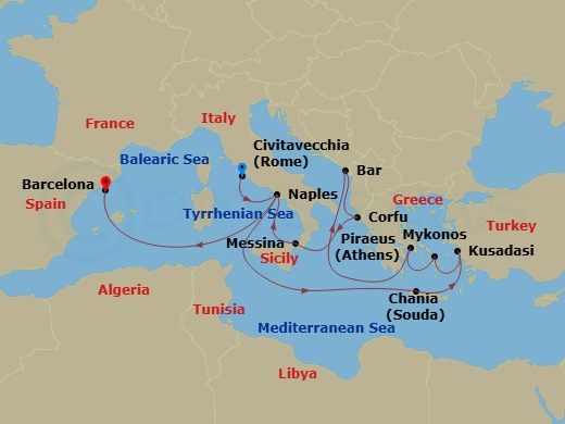 Cruise Map