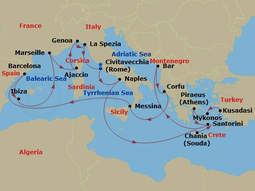 Cruise Map