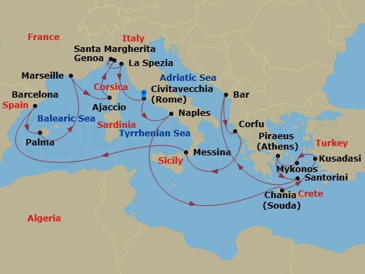 Cruise Map