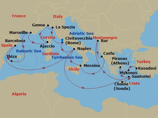 Cruise Map