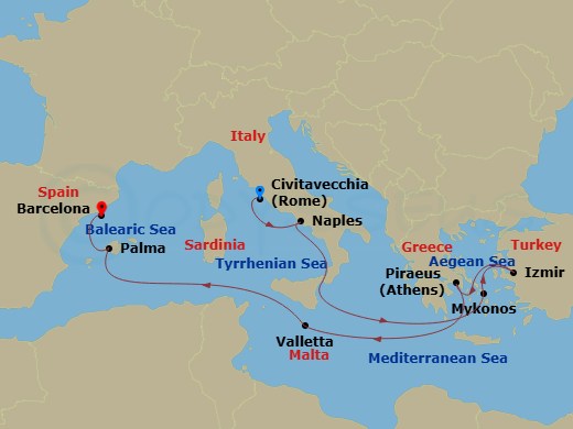 Cruise Map