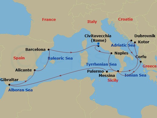Cruise Map