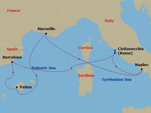 Cruise Map