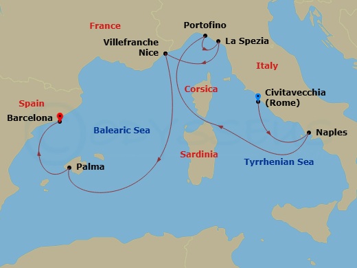 Cruise Map