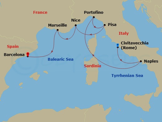 Cruise Map