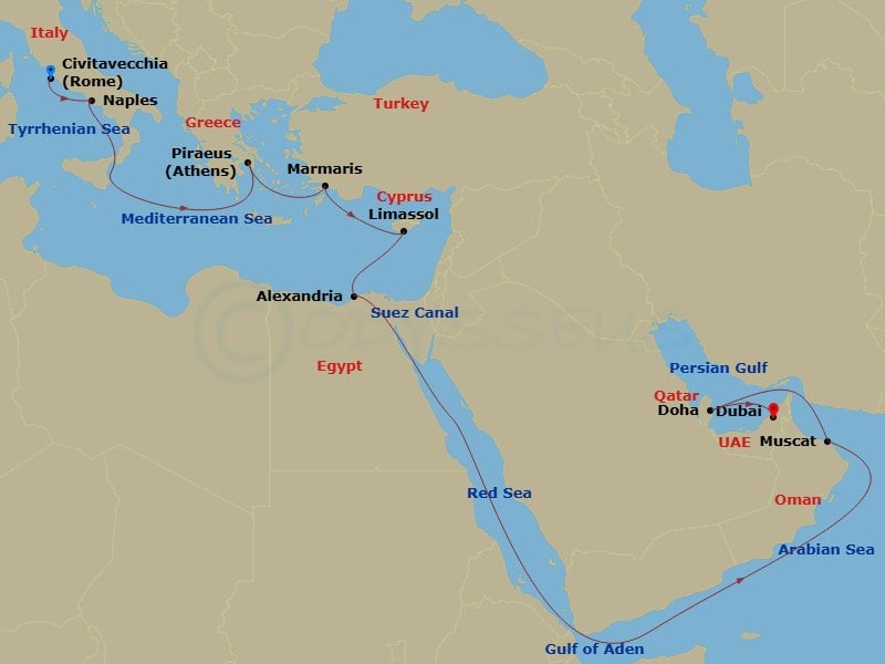 Cruise Map