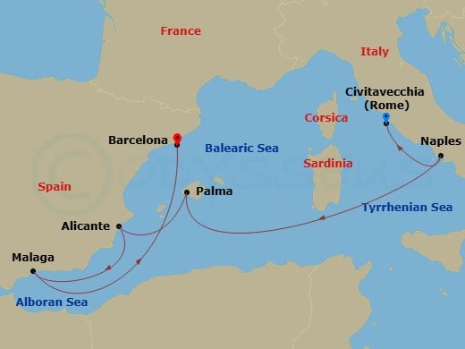 Cruise Map