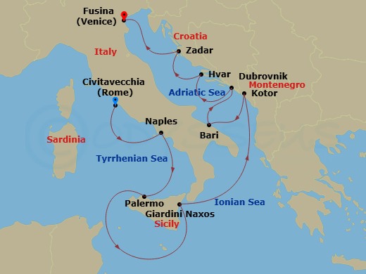Cruise Map