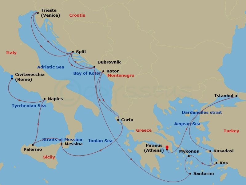 Cruise Map