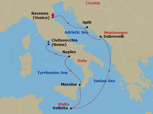 Cruise Map