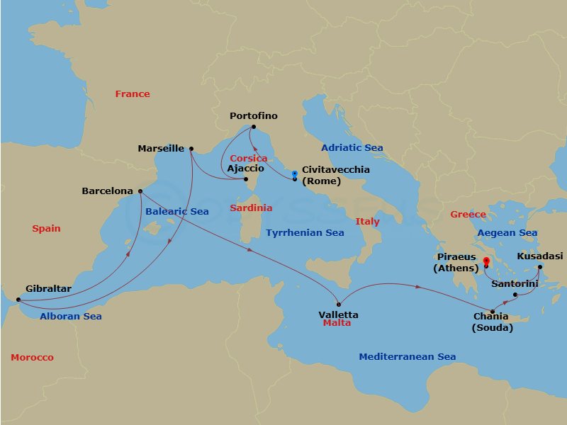 Cruise Map