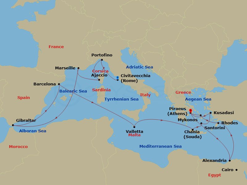 Cruise Map