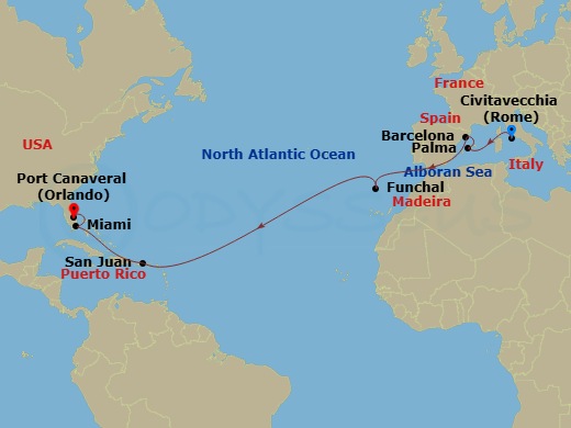 Cruise Map