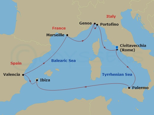 Cruise Map
