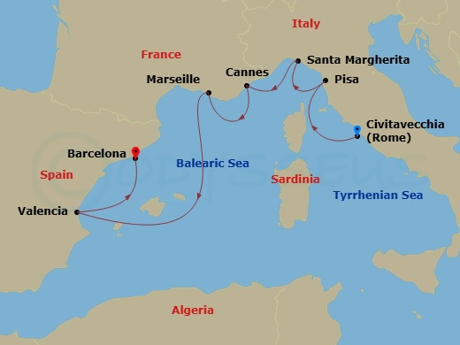 Cruise Map