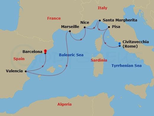 Cruise Map
