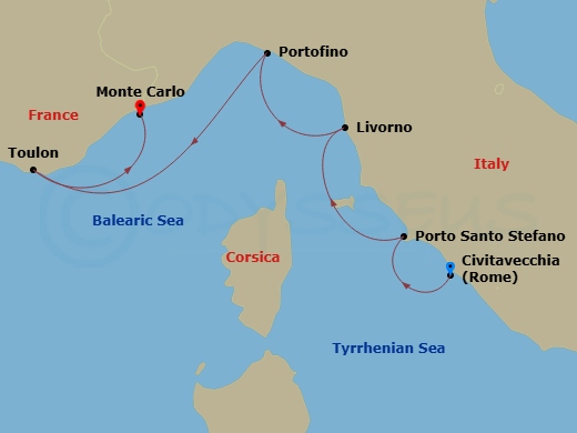 Cruise Map