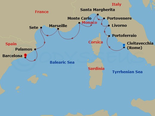 Cruise Map