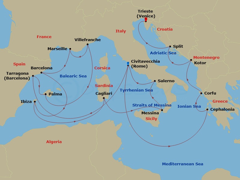 Cruise Map