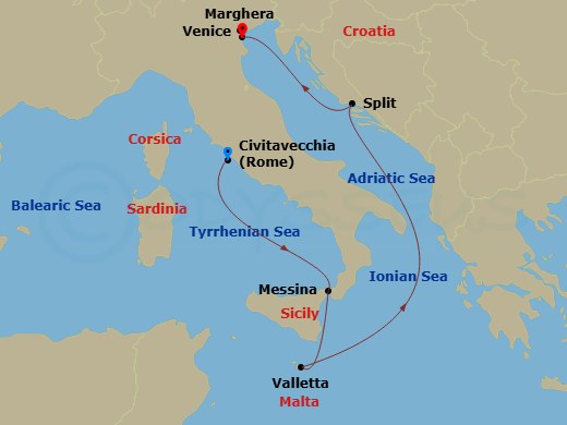 Cruise Map