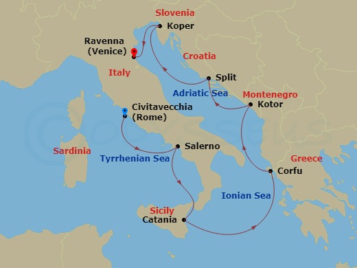 Cruise Map