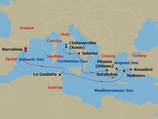 Cruise Map