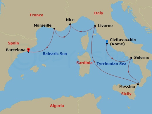 Cruise Map