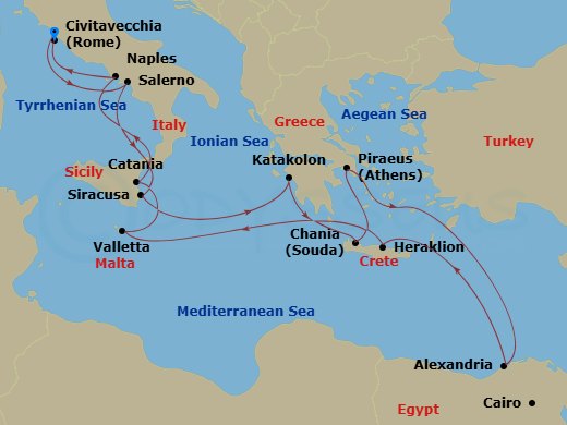 Cruise Map