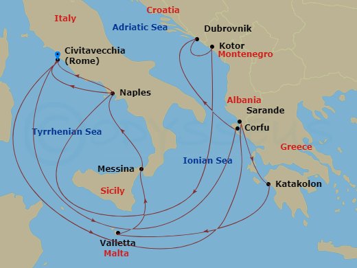 Cruise Map