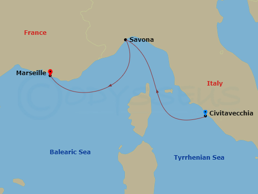 Cruise Map