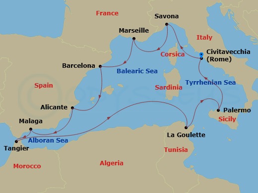 Cruise Map