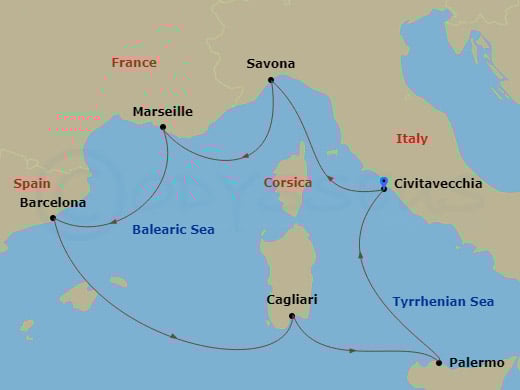 Cruise Map