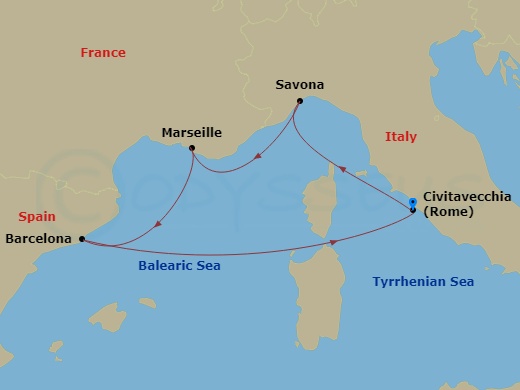 Cruise Map