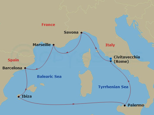 Cruise Map