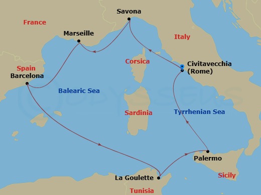 Cruise Map