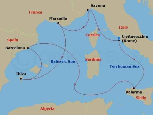Cruise Map