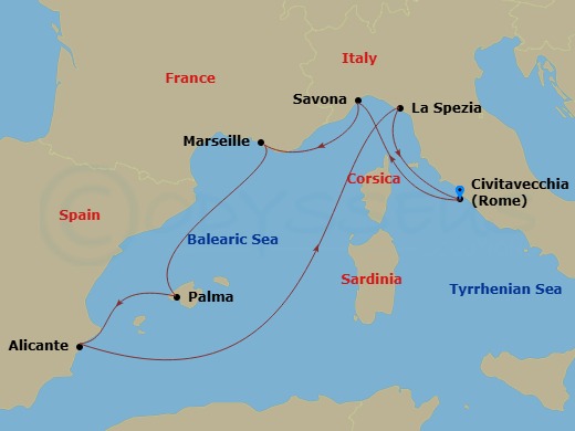 Cruise Map