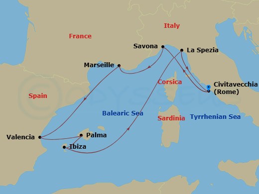 Cruise Map