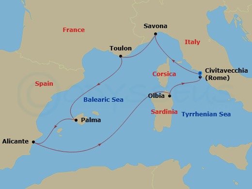 Cruise Map