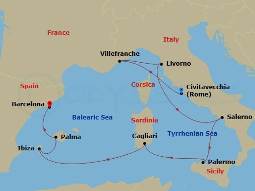 Cruise Map