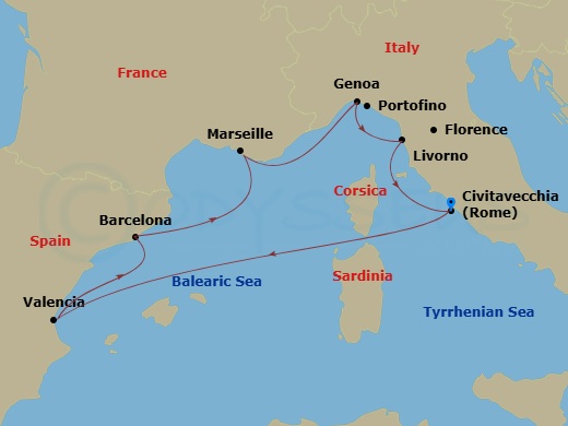 Cruise Map