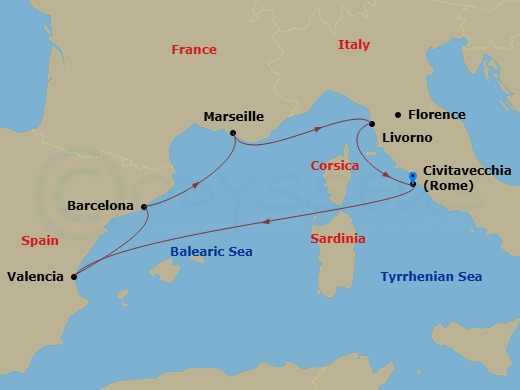 Cruise Map