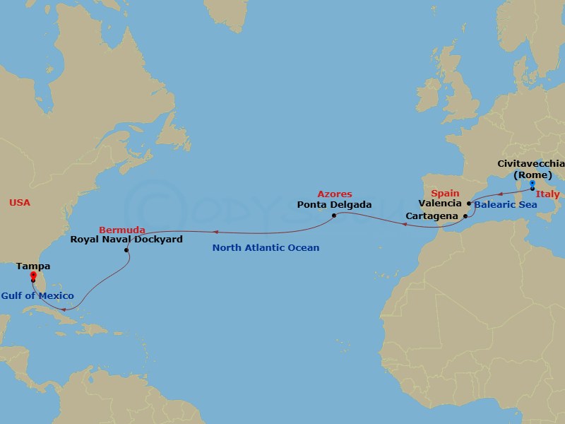 Cruise Map